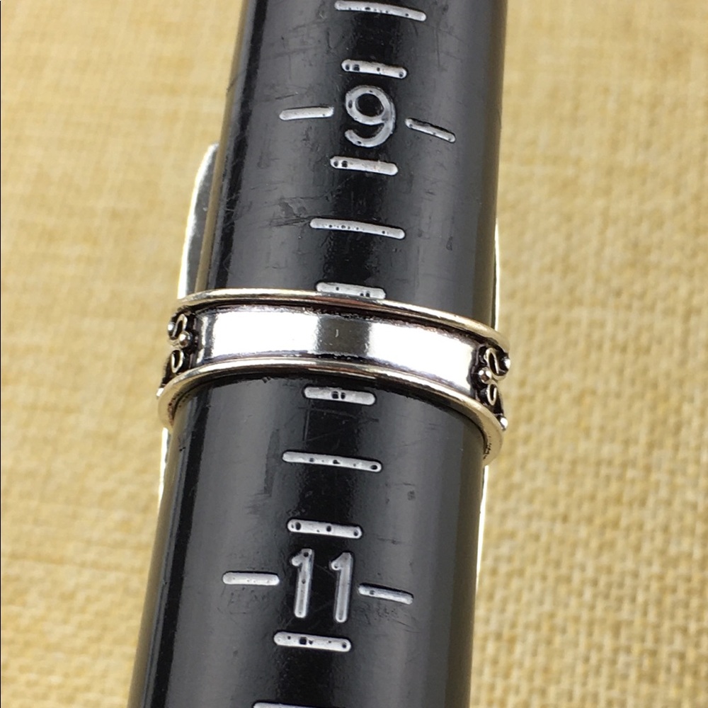 Botswana Agate Stone Statement Ring Size 10 - image 7